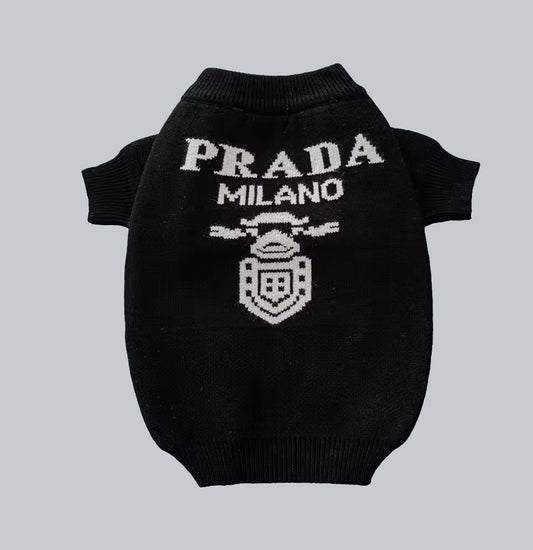 Prada or Nada Sweater in Black